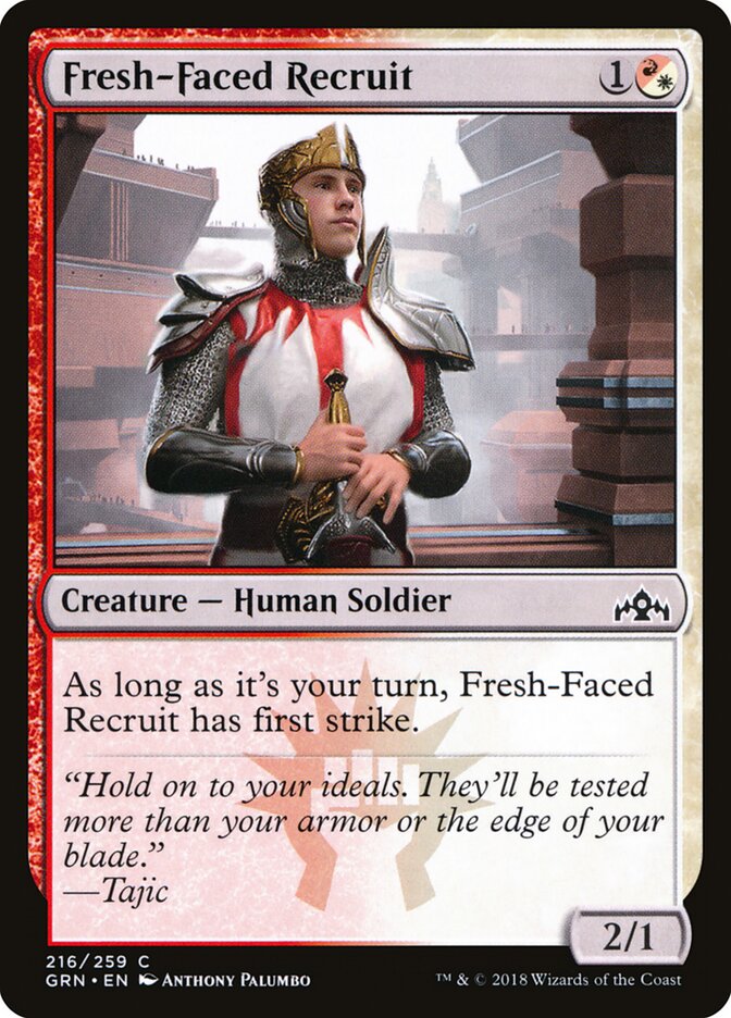 Fresh-Faced Recruit, Guilds of Ravnica · 216/259