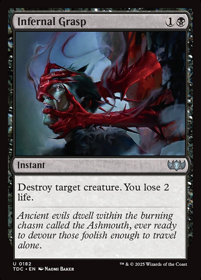 Infernal Grasp, Tarkir: Dragonstorm Commander · 0182