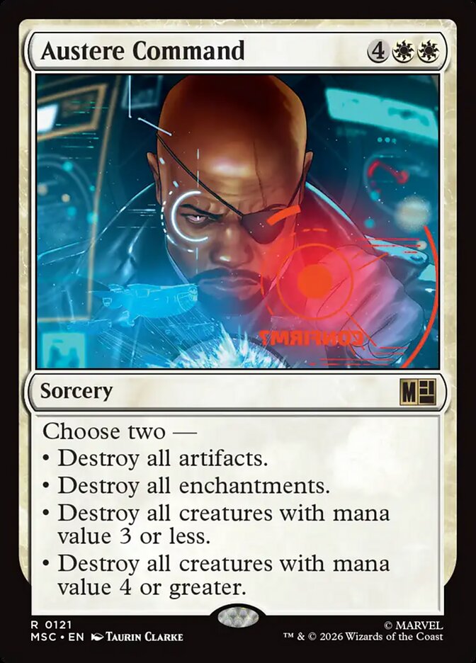 Austere Command, Marvel Super Heroes Commander · 0121