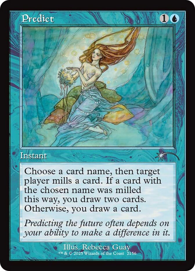 Predict, Secret Lair Drop · 2156