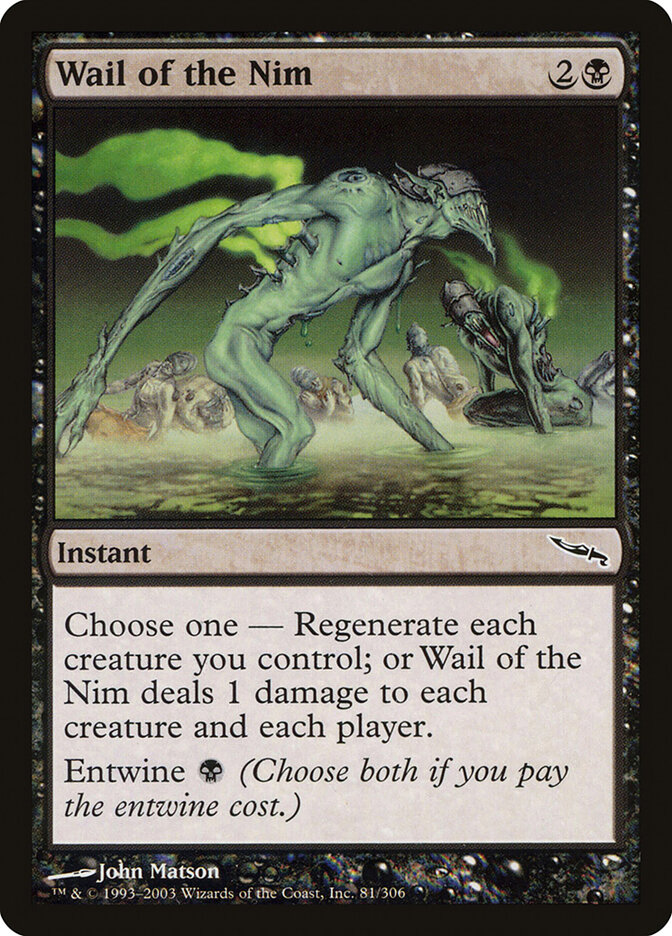 Wail of the Nim, Mirrodin · 81/306