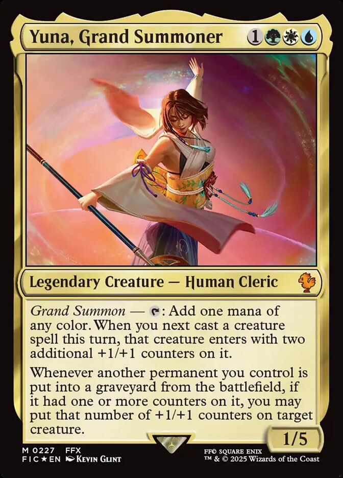 Yuna, Grand Summoner, Final Fantasy Commander · 0227
