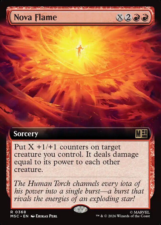 Nova Flame, Marvel Super Heroes Commander · 0368