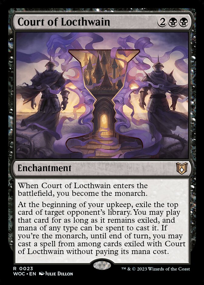 Court of Locthwain, Wilds of Eldraine Commander · 0023