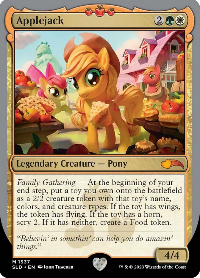 Applejack, Secret Lair Drop · 1537