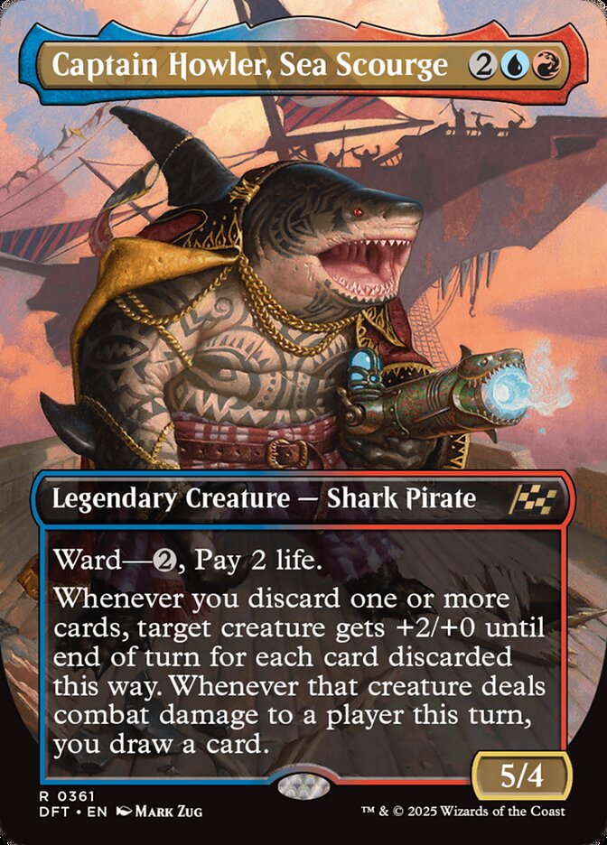 Captain Howler, Sea Scourge, Aetherdrift · 0361