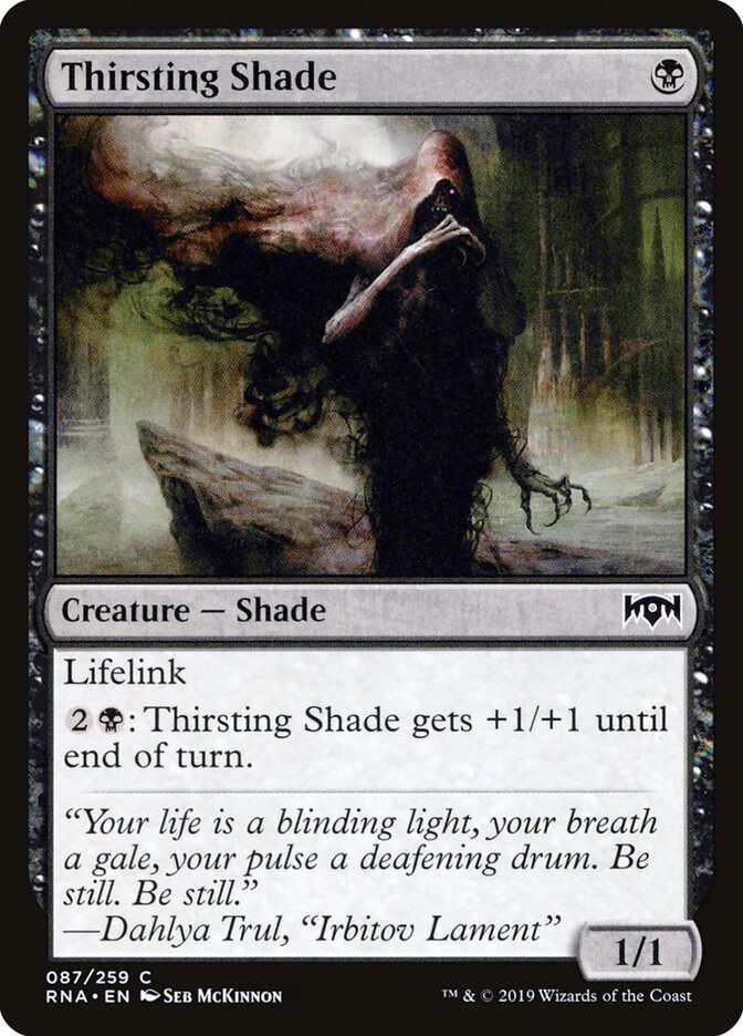 Thirsting Shade, Ravnica Allegiance · 087/259