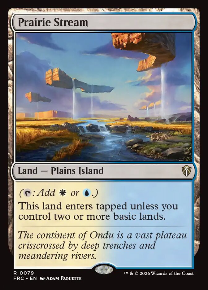 Prairie Stream, Reality Fracture Commander · 0079
