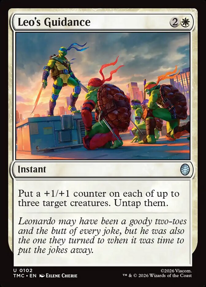 Leo's Guidance, Teenage Mutant Ninja Turtles Eternal · 0102