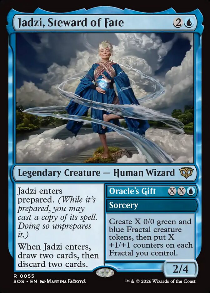 Jadzi, Steward of Fate // Oracle's Gift, Secrets of Strixhaven · 0055