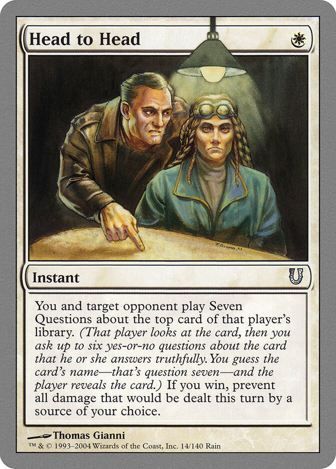 Head to Head, Unhinged · 14/140