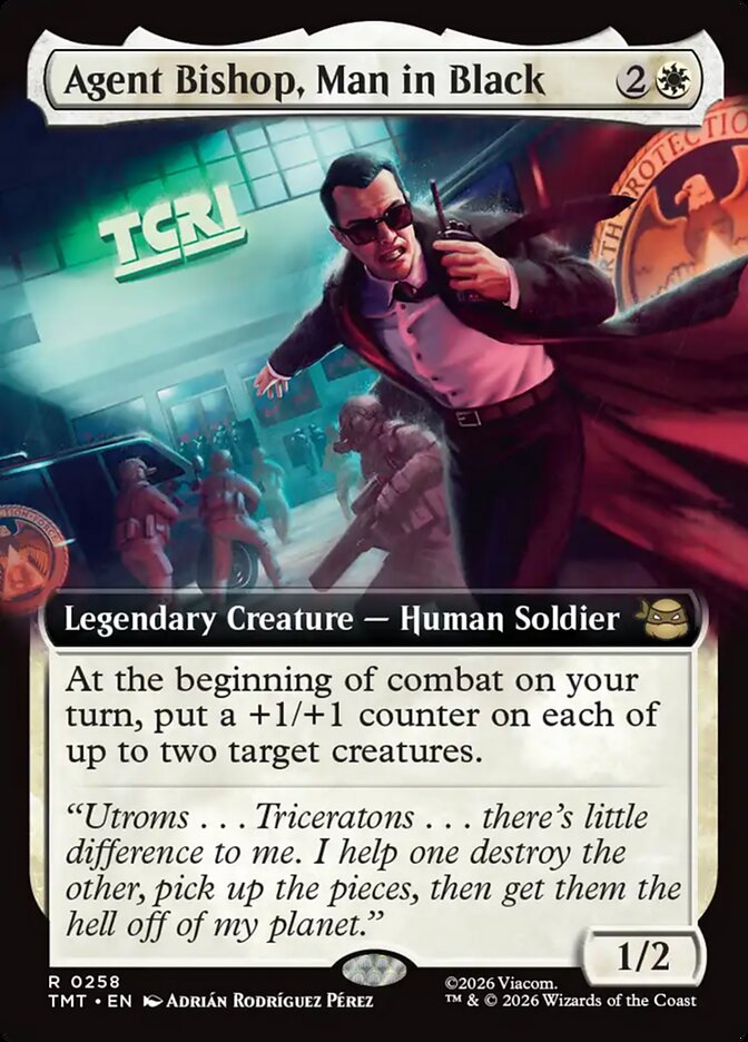 Agent Bishop, Man in Black, Teenage Mutant Ninja Turtles · 0258