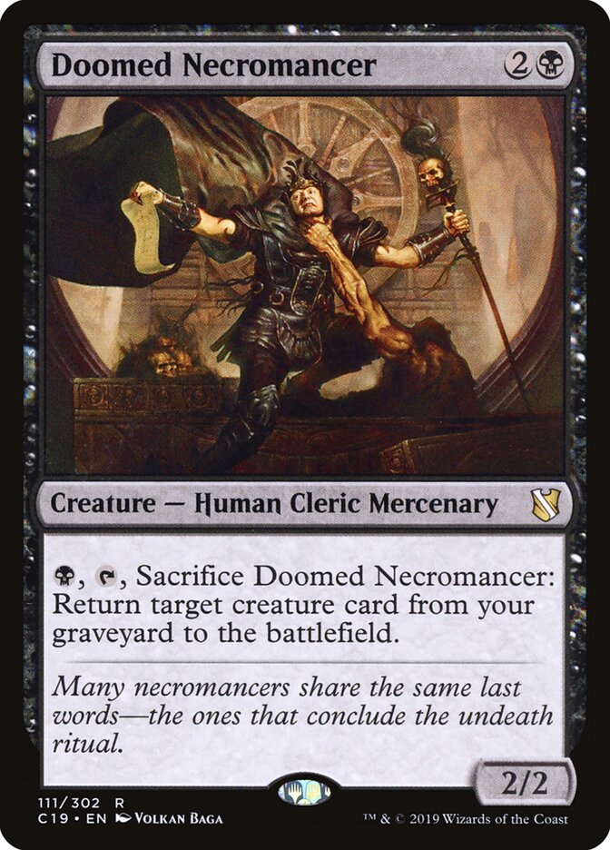 Doomed Necromancer, Commander 2019 · 111/302