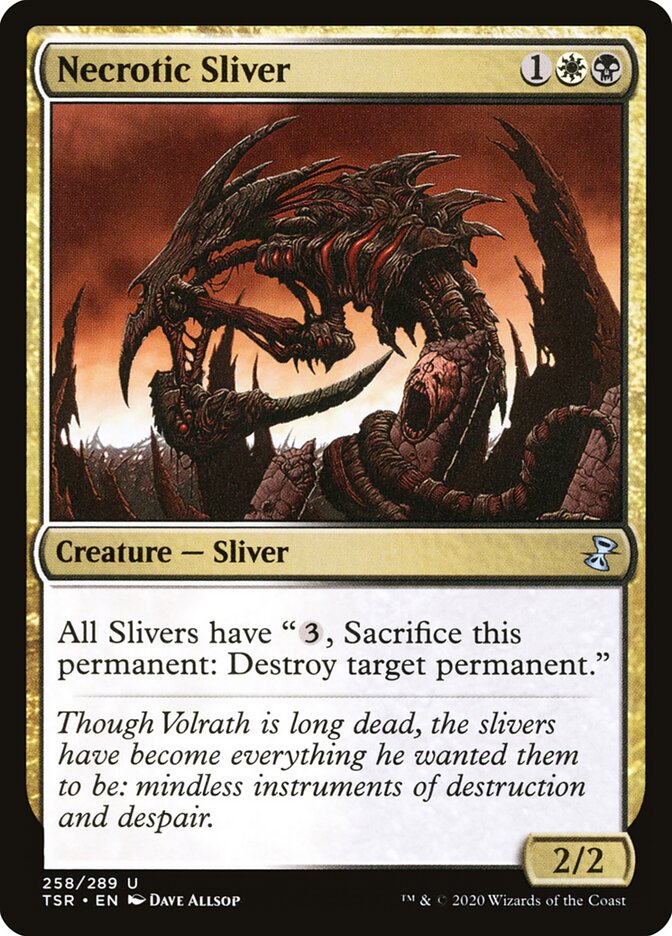 Necrotic Sliver, Time Spiral Remastered · 258/289