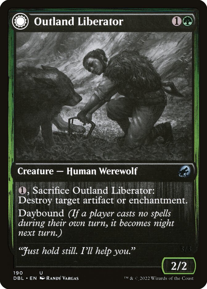 Outland Liberator // Frenzied Trapbreaker, Innistrad: Double Feature · 190/534