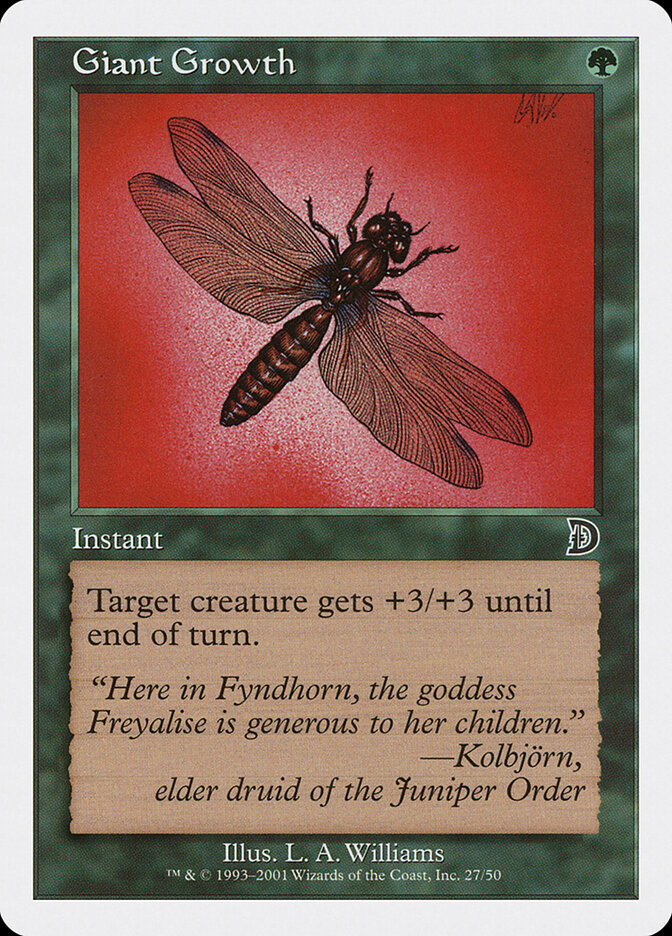 Giant Growth, Deckmasters · 27/50