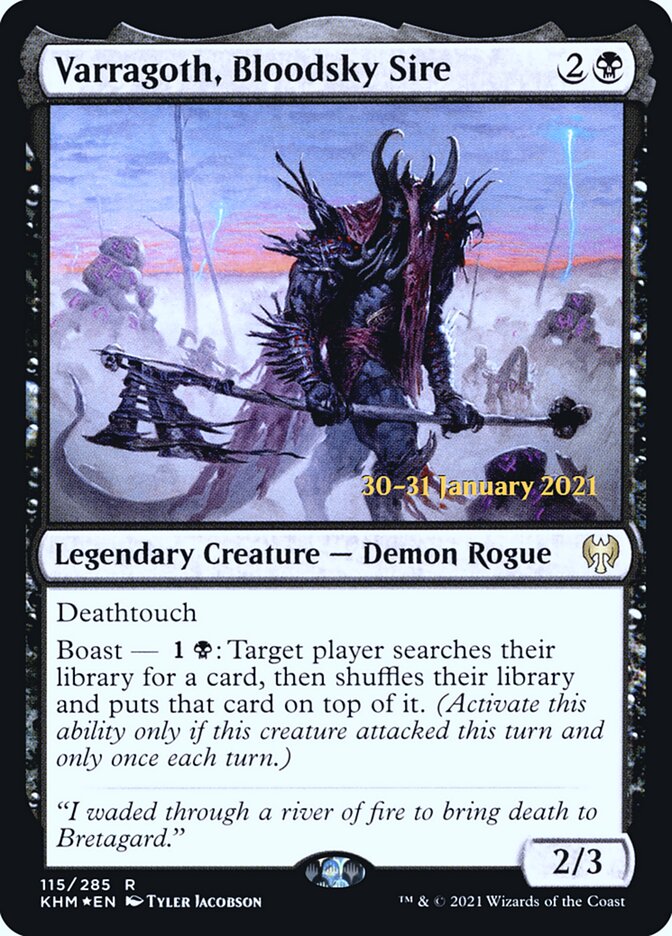 Varragoth, Bloodsky Sire, Kaldheim Promos · 115/285