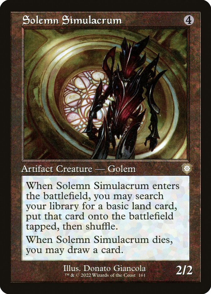 Solemn Simulacrum, The Brothers' War Commander · 161