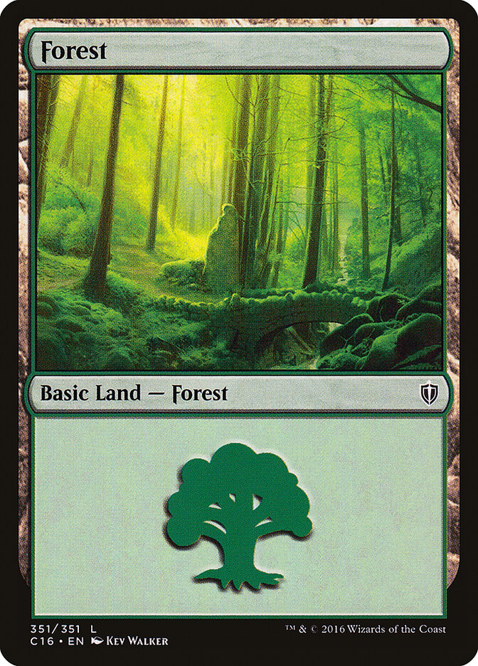 Forest, Commander 2016 · 351/351