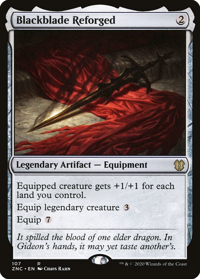 Blackblade Reforged, Zendikar Rising Commander · 107