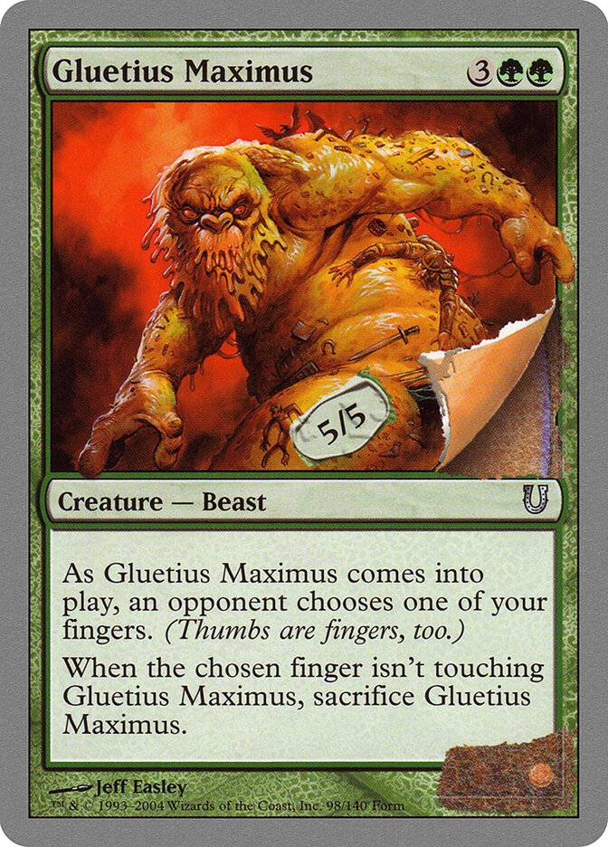 Gluetius Maximus, Unhinged · 98/140
