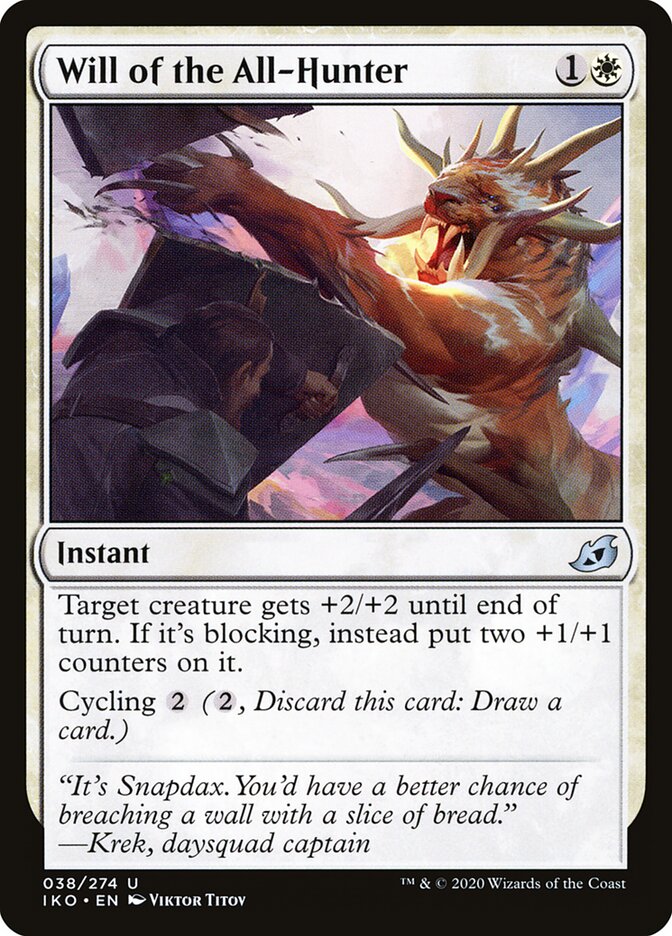 Will of the All-Hunter, Ikoria: Lair of Behemoths · 038/274