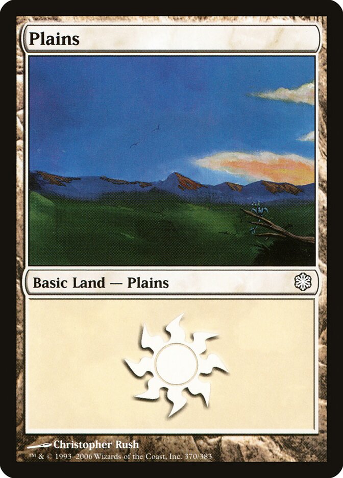 Plains, Coldsnap Theme Decks · 370