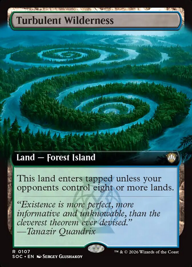 Turbulent Wilderness, Secrets of Strixhaven Commander · 0107