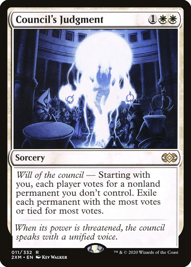 Council's Judgment, Double Masters · 011/332