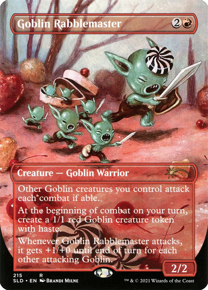 Goblin Rabblemaster, Secret Lair Drop · 215