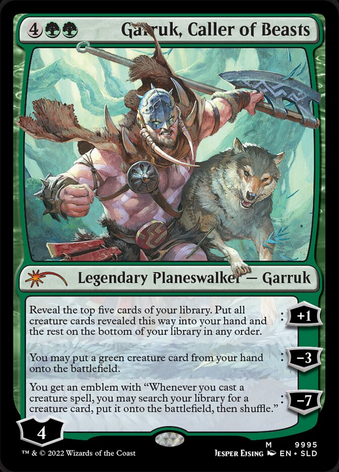 Garruk, Caller of Beasts, Secret Lair Drop · 9995