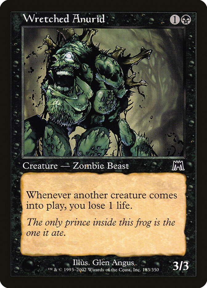 Wretched Anurid, Onslaught · 183/350