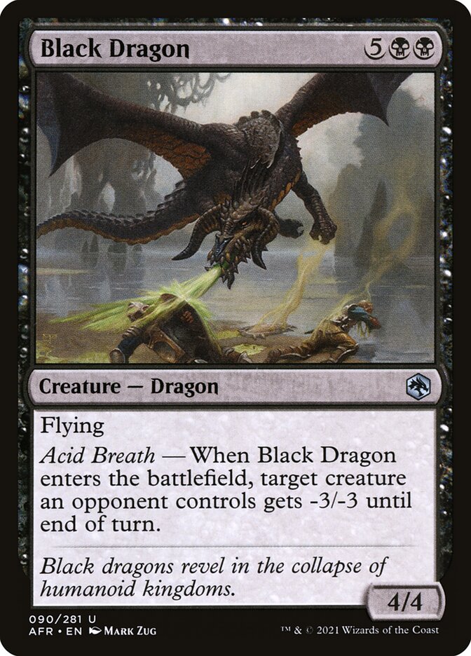Black Dragon, Adventures in the Forgotten Realms · 090/281
