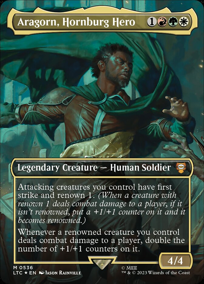 Aragorn, Hornburg Hero, Tales of Middle-earth Commander · 0536