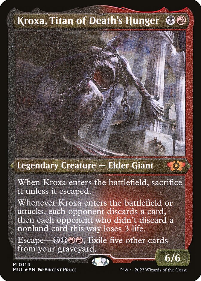 Kroxa, Titan of Death's Hunger, Multiverse Legends · 0114