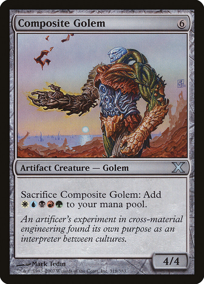Composite Golem, Tenth Edition · 318/383