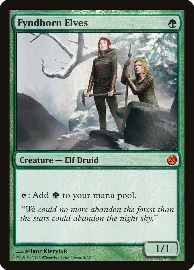 Fyndhorn Elves, From the Vault: Twenty · 4/20
