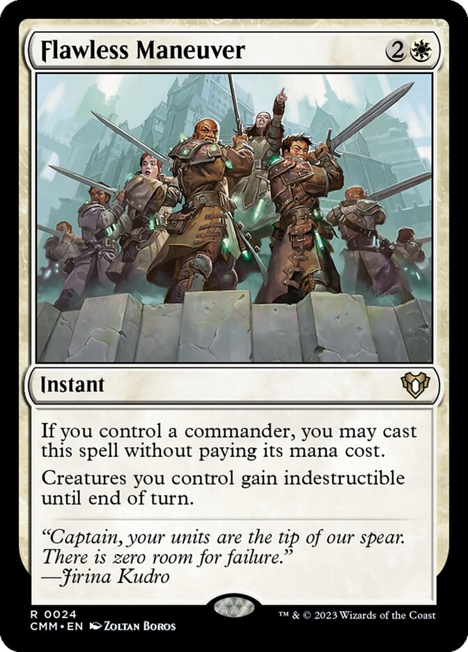 Flawless Maneuver, Commander Masters · 0024