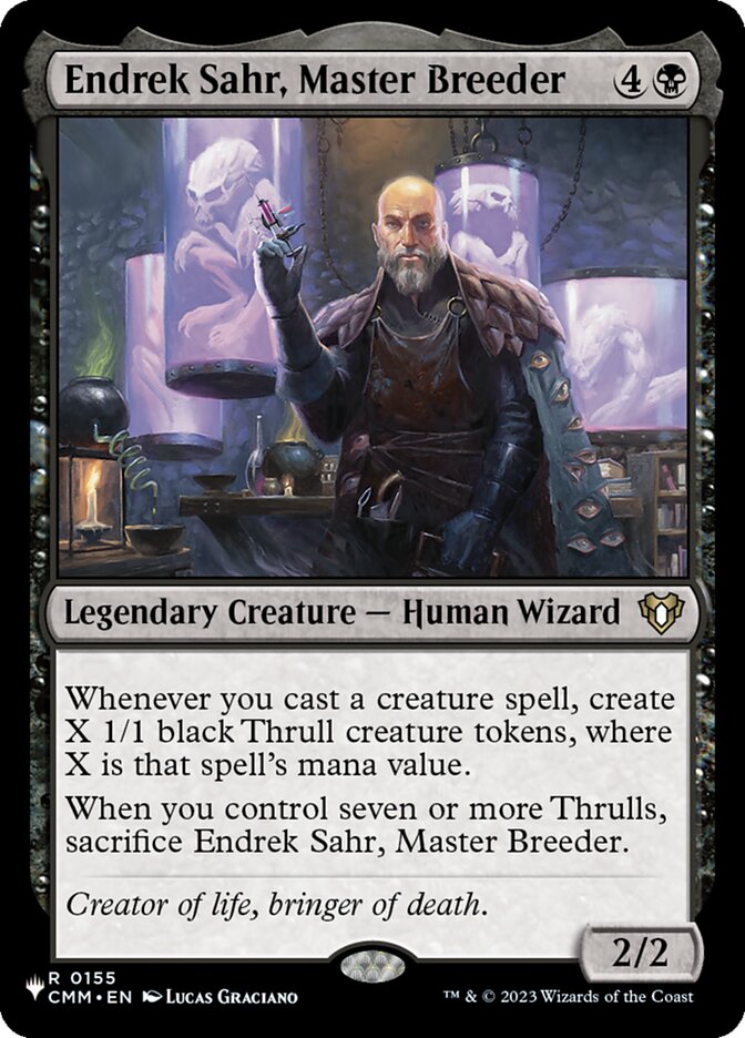 Endrek Sahr, Master Breeder, The List · cmm-155