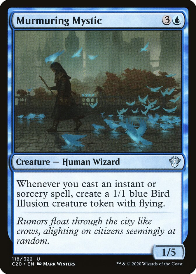 Murmuring Mystic, Commander 2020 · 118/322