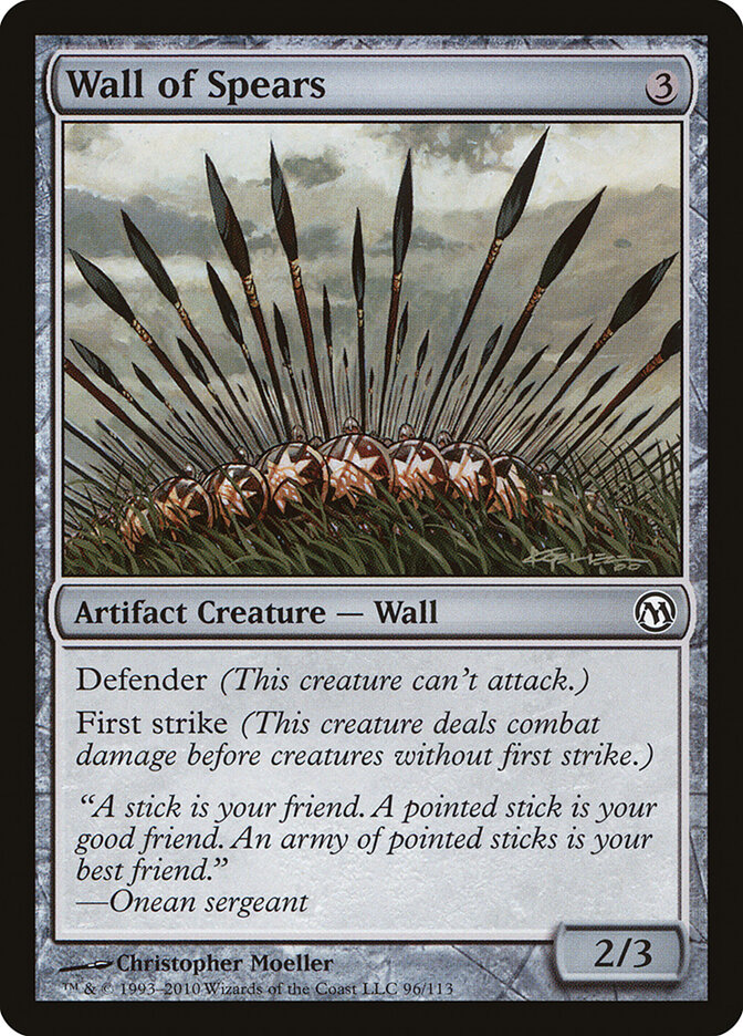 Wall of Spears, Duels of the Planeswalkers · 96/113