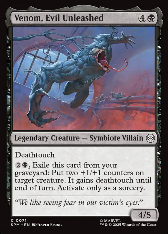 Venom, Evil Unleashed, Marvel's Spider-Man · 0071