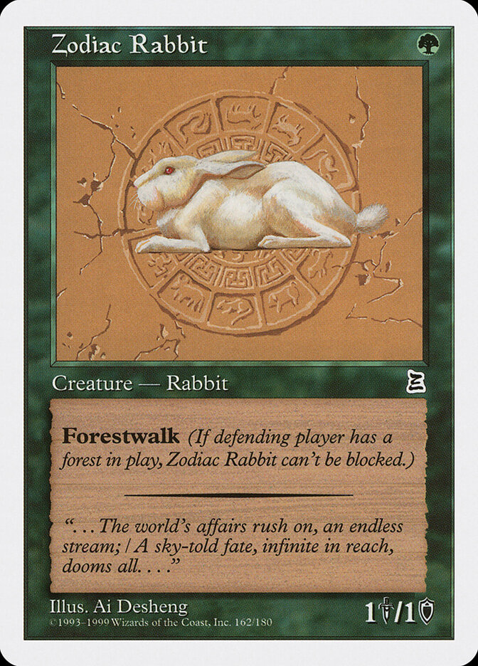 Zodiac Rabbit, Portal Three Kingdoms · 162/180
