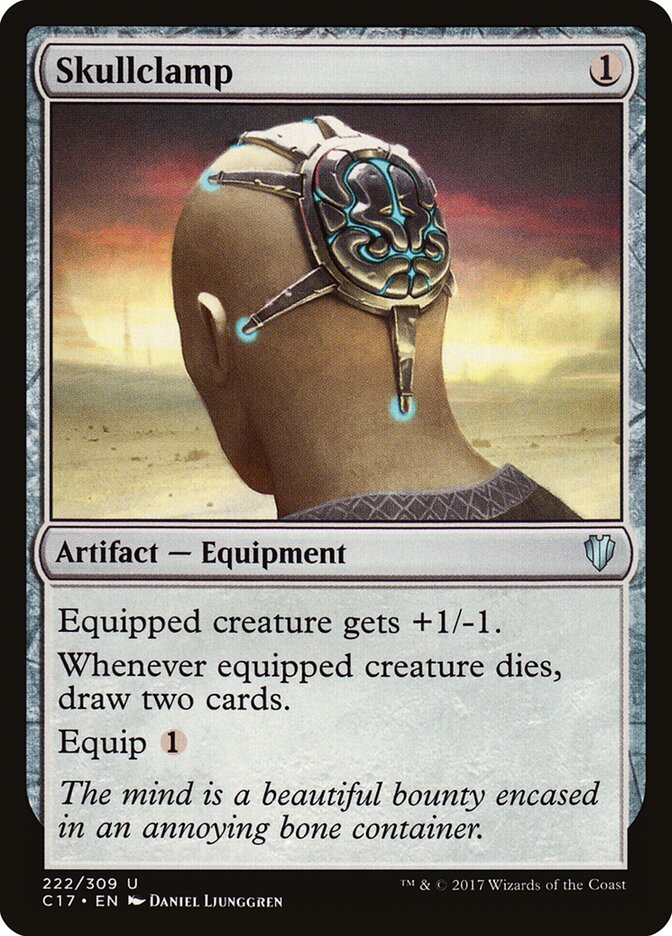 Skullclamp, Commander 2017 · 222/309