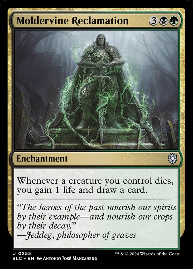 Moldervine Reclamation, Bloomburrow Commander · 0255