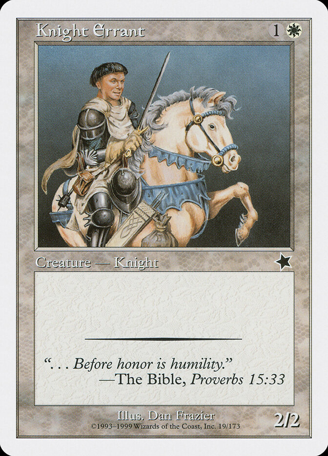 Knight Errant, Starter 1999 · 19/173