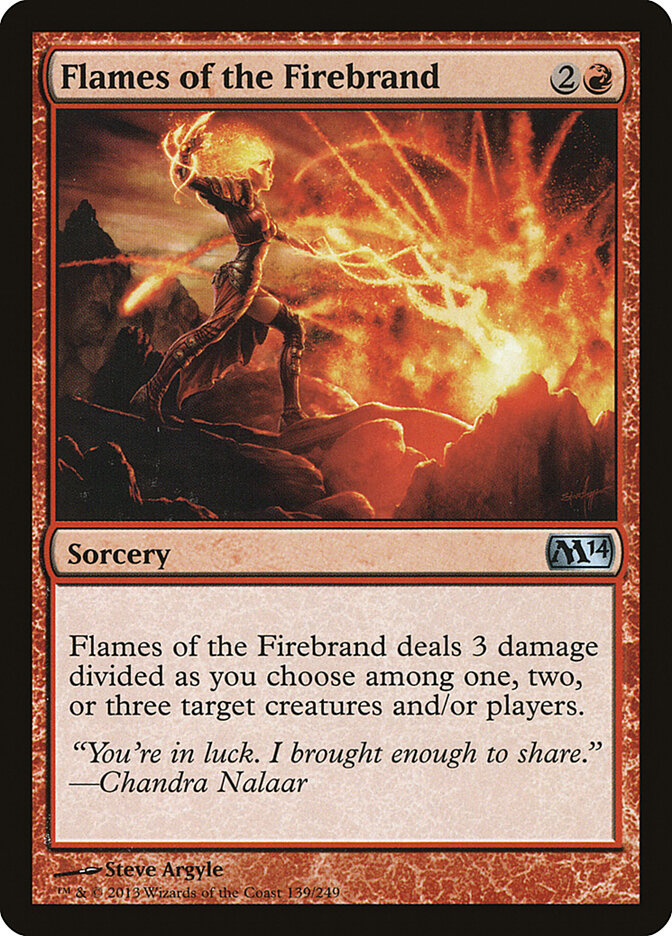 Flames of the Firebrand, Magic 2014 · 139/249