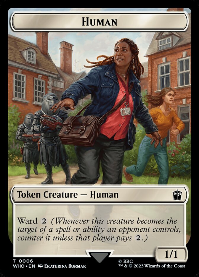 Human, Doctor Who Tokens · 0006
