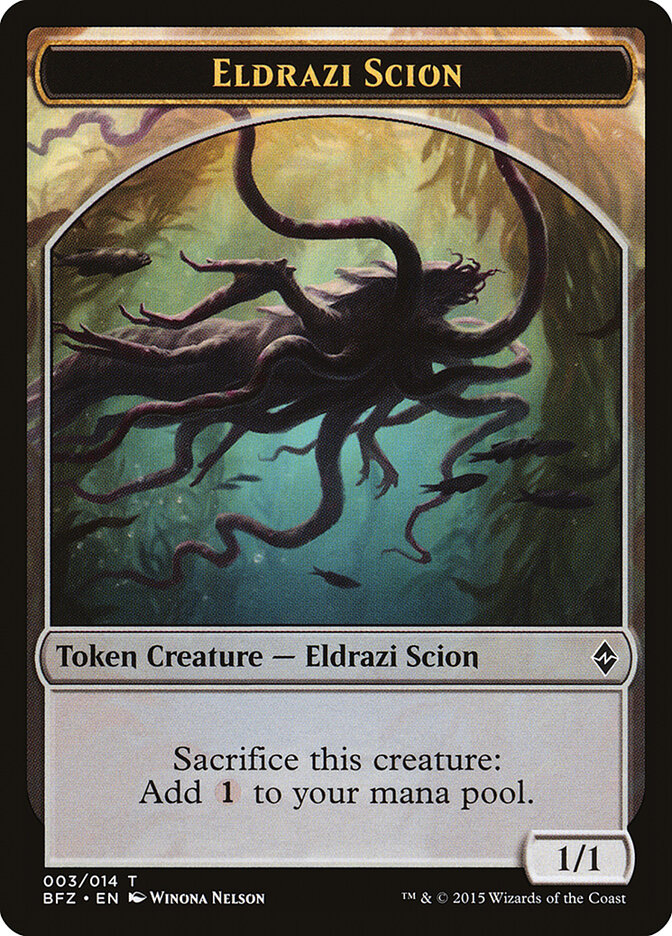 Eldrazi Scion, Battle for Zendikar Tokens · 003
