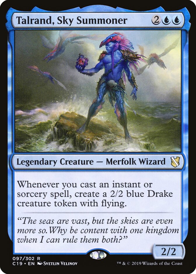 Talrand, Sky Summoner, Commander 2019 · 097/302